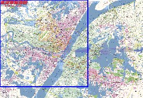 mapa de Wuhan