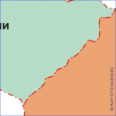 Administratives carte de Ouzbekistan