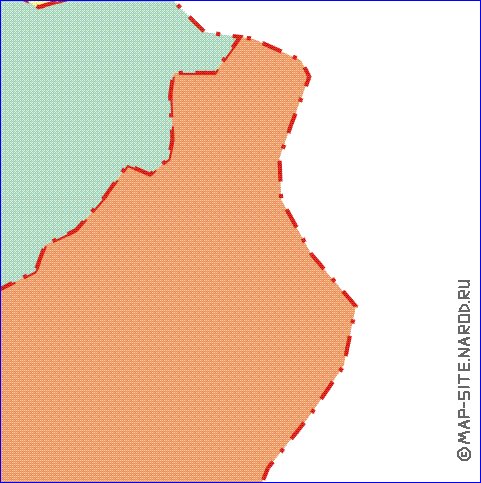 Administrativa mapa de Uzbequistao