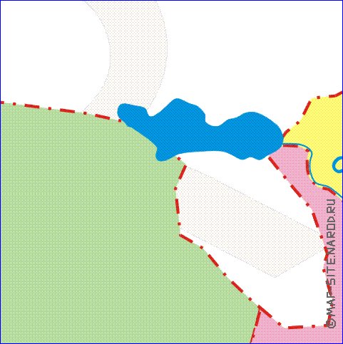 Administrativa mapa de Uzbequistao