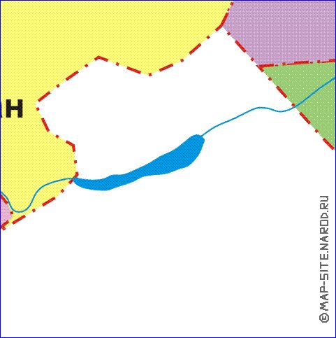 Administrativa mapa de Uzbequistao