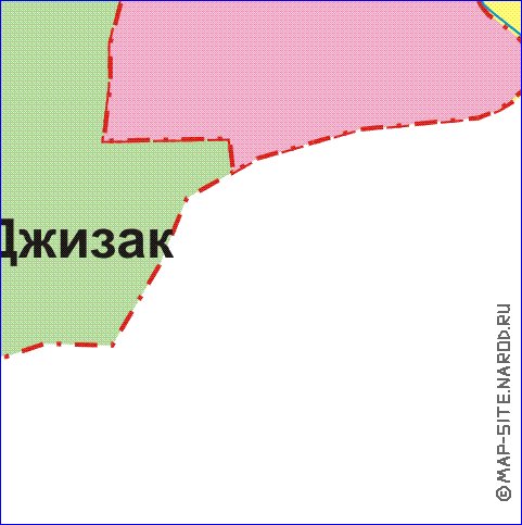 Administratives carte de Ouzbekistan