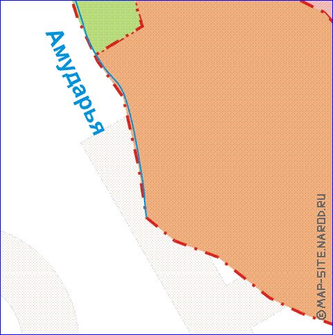 Administratives carte de Ouzbekistan