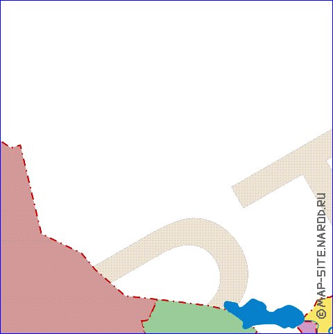 Administrativa mapa de Uzbequistao