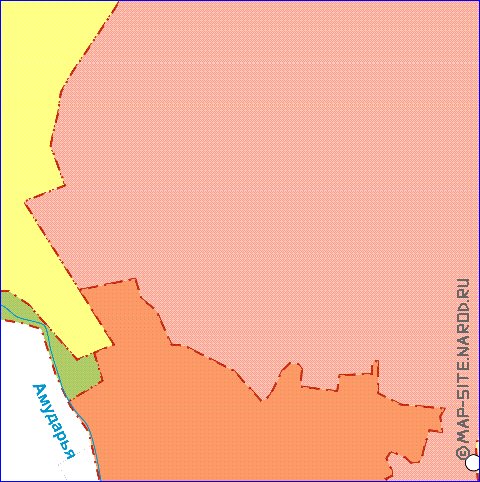 Administratives carte de Ouzbekistan