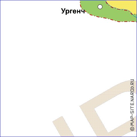 Administrativa mapa de Uzbequistao