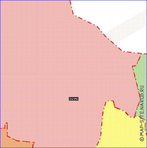 Administratives carte de Ouzbekistan