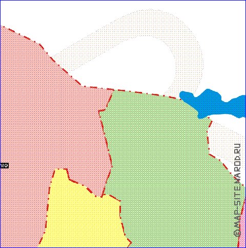 Administratives carte de Ouzbekistan