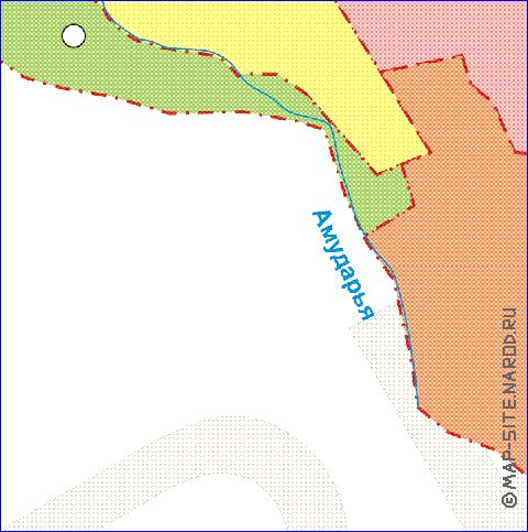 Administratives carte de Ouzbekistan