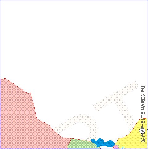 Administratives carte de Ouzbekistan